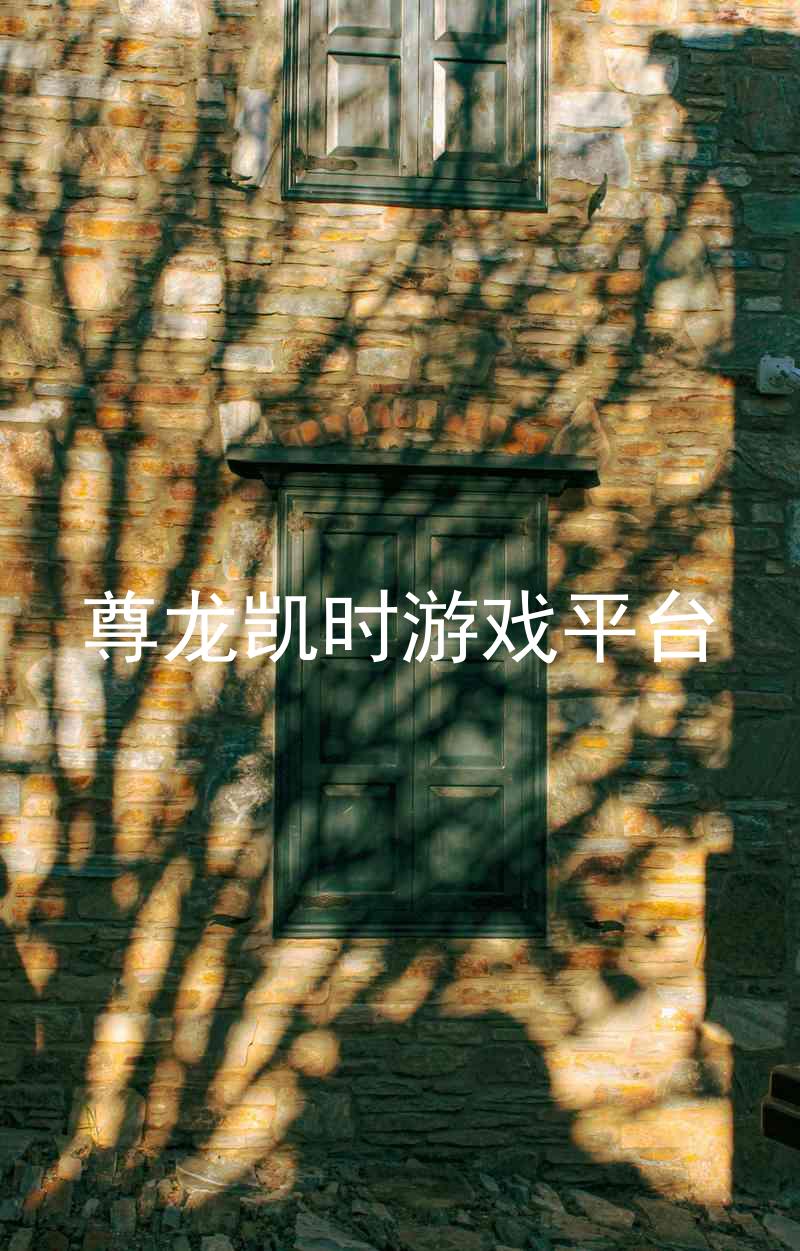 尊龙凯时游戏平台